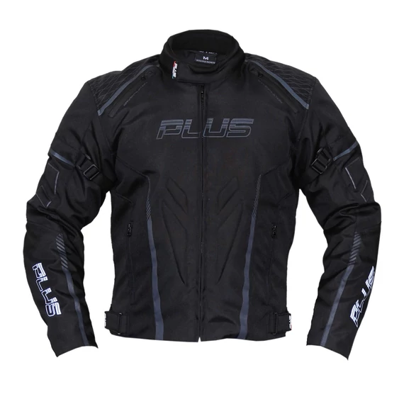 Plus Racing Ray fekete XL motoros kabát 