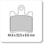 Kép 2/3 - Fékbetét Brenta FT3018 /FDB2085 /MCB706