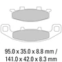 Kép 1/2 - Fékbetét Ferodo FDB481P /MCB569