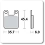 Kép 2/2 - Fékbetét AW0915/FRP405EF /MCB535 /FT3015