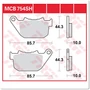 Kép 1/2 - Fékbetét TRW Lucas MCB754SH /FDB2108