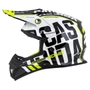 Kép 3/5 - Cassida Cup Sonic black/white/yelfluo XL cross bukósisak