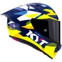 Kép 1/10 - KYT R1R Diamond kék fluo L