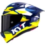Kép 6/10 - KYT R1R Diamond kék fluo L