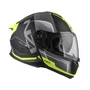 Kép 3/9 - NZI Combi 3 Duo black antr fluo M állfelnyílós bukósisak