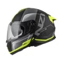 Kép 6/9 - NZI Combi 3 Duo black antr fluo M állfelnyílós bukósisak