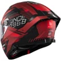 Kép 3/6 - MT Thunder 4 SV Luminence D5 matt fekete bordó piros M