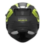 Kép 3/4 - Nox N304 S Carver matt fekete/neon  L zárt napszemüveges bukósisak