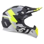 Kép 6/9 - ZED X1.9D Tendo blac kgray yellow XL gyerek cross sisak