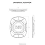 Kép 2/8 - Quad Lock univerzális adapter