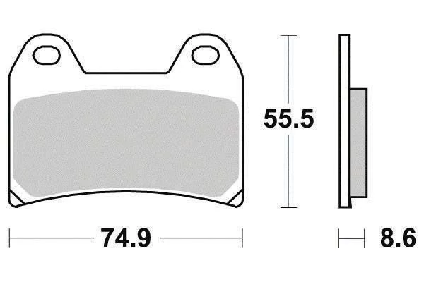 Fékbetét Ferodo FDB2042ST /FT4093