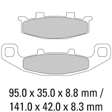 Fékbetét Ferodo FDB481P /MCB569