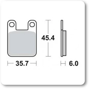 Fékbetét Ferodo FRP405EF /MCB535 /FT3015