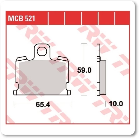 Fékbetét TRW Lucas MCB521