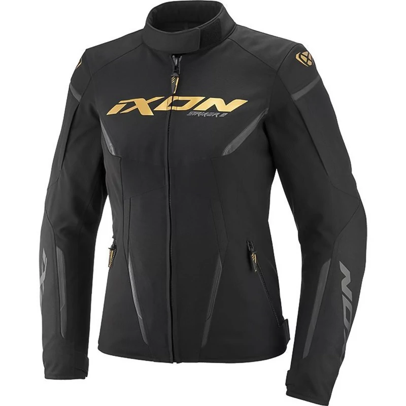 IXON Striker 2 Air WP Black Gold M motoros kabát