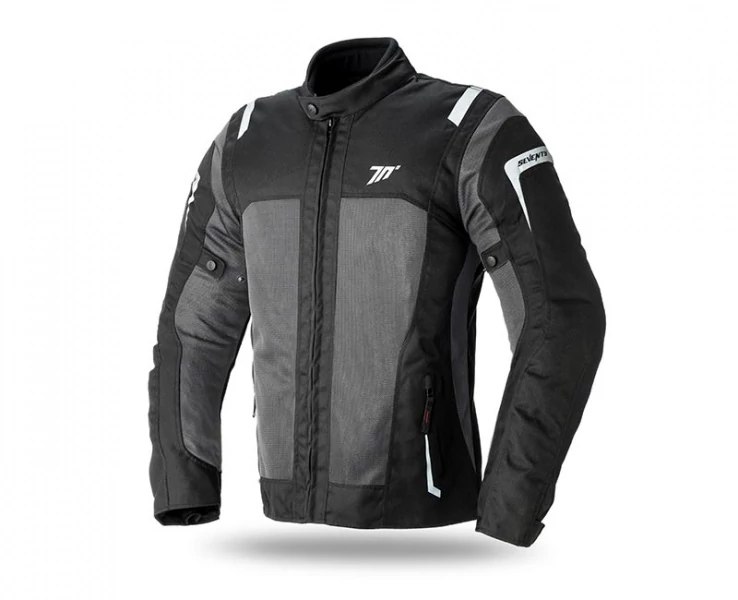 Seventy Degrees SD-JT46 fekete/szürke M női nyári motoros kabát
