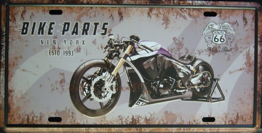 fémtábla 30x15 Bike parts 